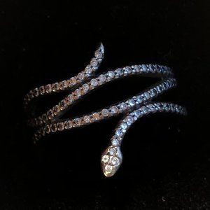 Sterling Silver Pandora Snake Ring